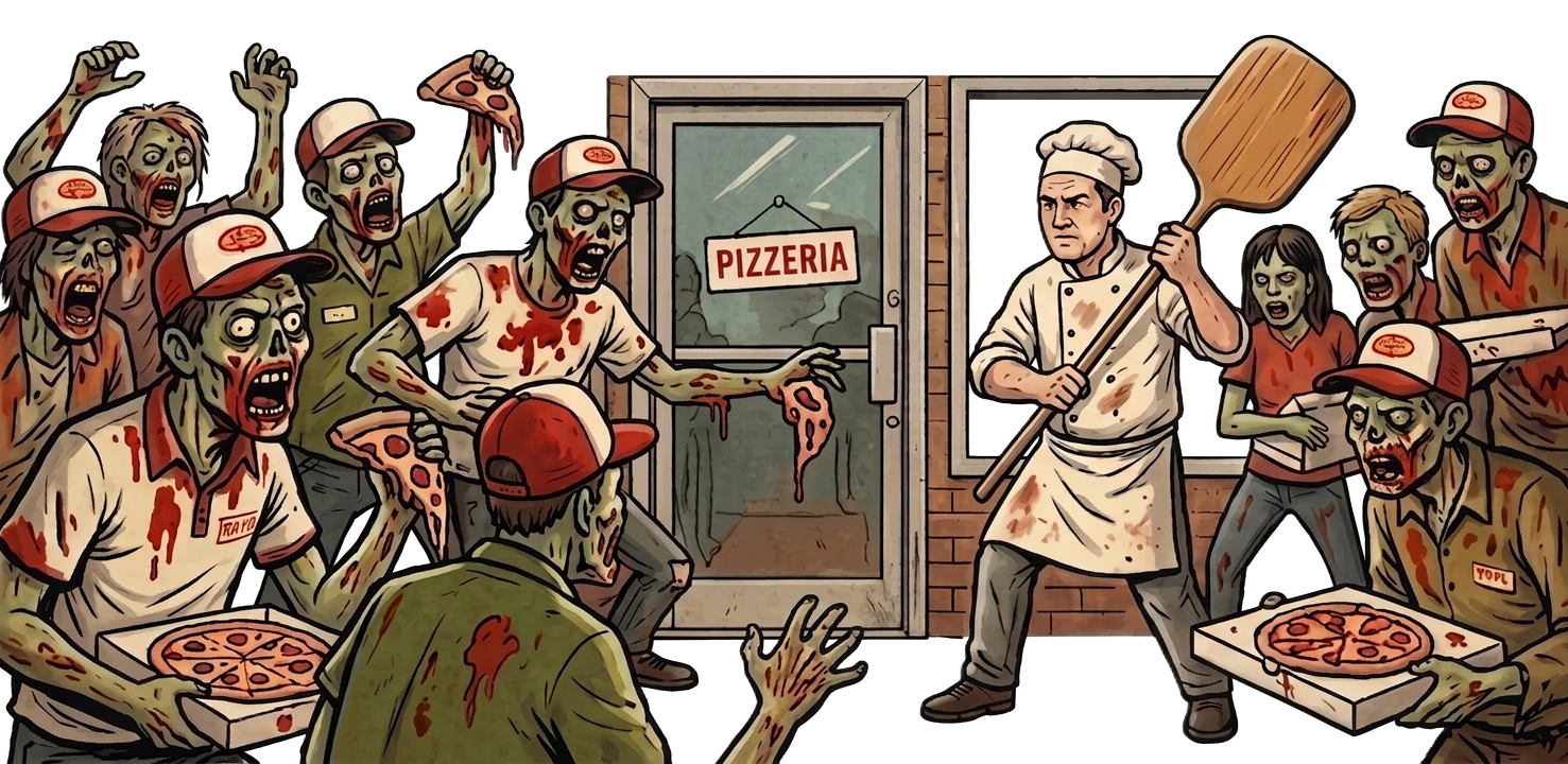 Sean of the Bread 12" Pizzas — Apocalyptic Pizza & Bakery poster